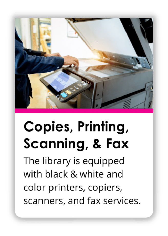 Copies, Printing, Scanning, & Faxing